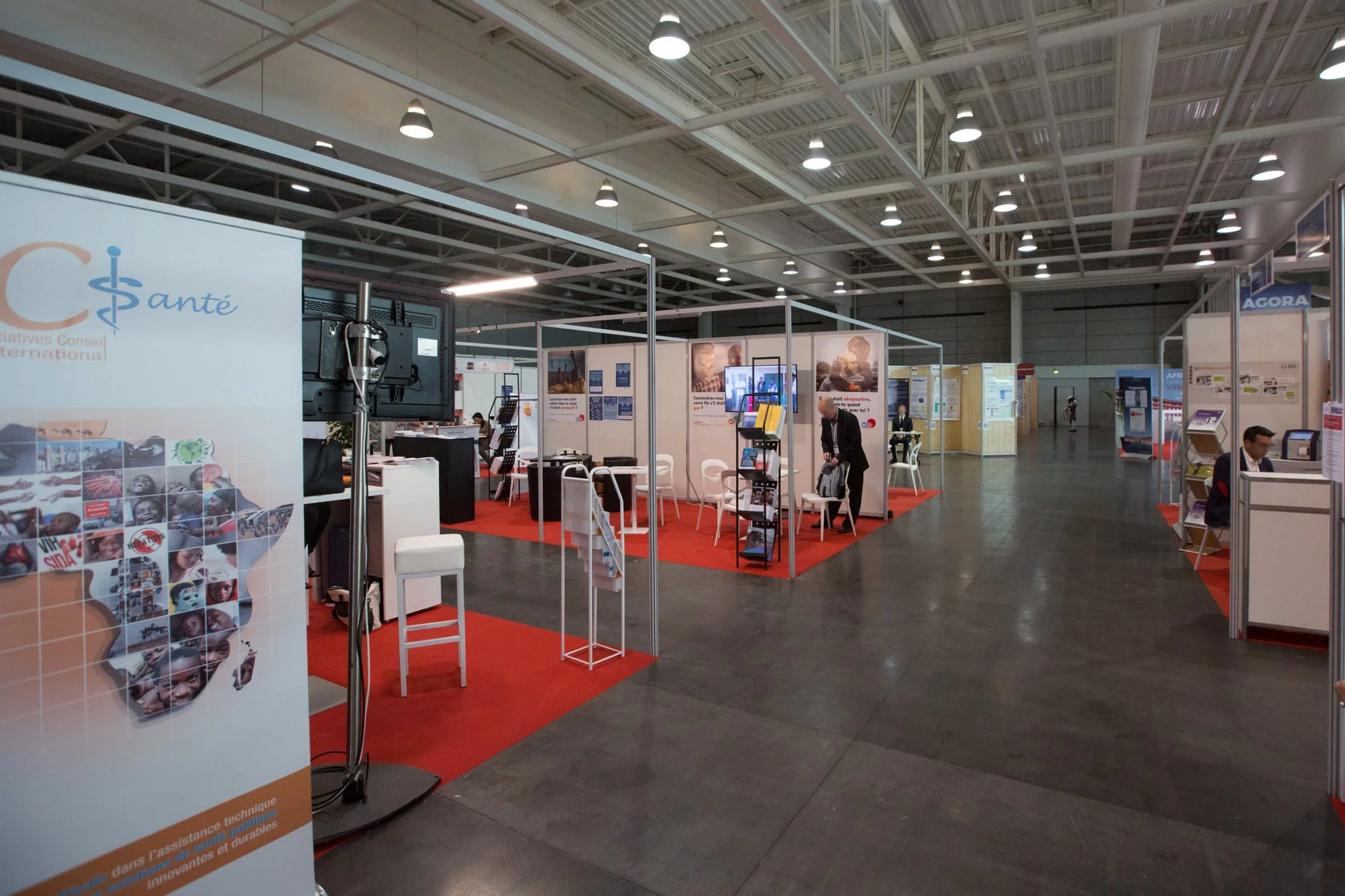 CONGRÈS AFRAVIH stands modulaires CONGRÈS AFRAVIH stands modulaires