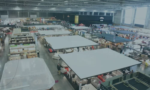 Vue hauteur stands FOIRES DU GRAND OUEST