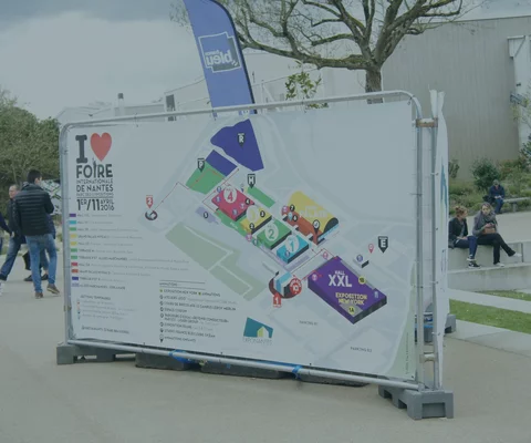 Plan de l'exposition foire de Nantes Plan de l'exposition foire de Nantes